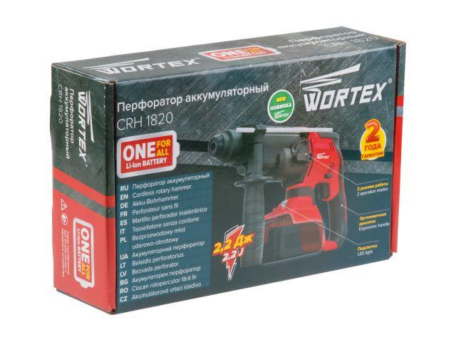 Аккум. перфоратор WORTEX CRH 1820 (18.0 В, 2 РЕЖИМА, БЕЗ АККУМУЛЯТОРА И ЗУ, 2.2 Дж, вес 2.1 кг,) - фото 7 - id-p165624014