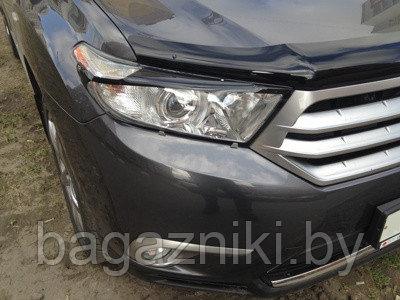 Дефлектор капота EGR Toyota Highlander 2010-2013. РАСПРОДАЖА - фото 3 - id-p167116700