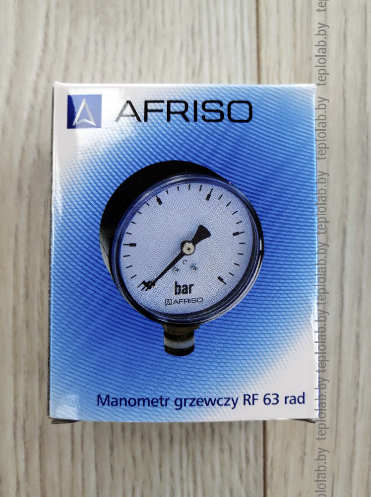Afriso RF 63/4, 1/4" манометр радиальный - фото 5 - id-p167124570