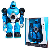 Робот интерактивный ThunderBolt ( ходит, стреляет) цвет синий, 25см арт.D-606