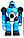 Робот интерактивный ThunderBolt ( ходит, стреляет) цвет синий, 25см арт.D-606, фото 2