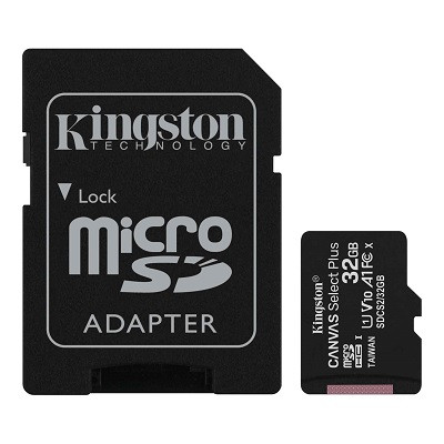 Карта памяти Kingston Canvas Select Plus microSD 32GB - фото 1 - id-p167152946
