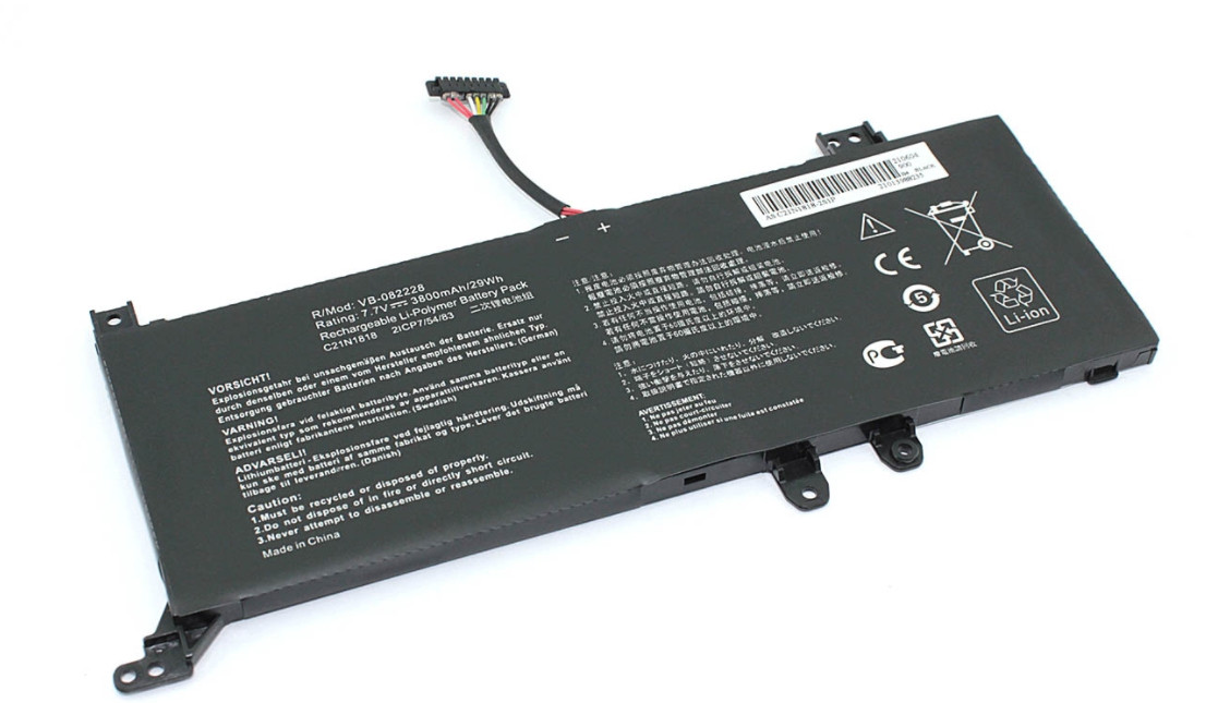 Аккумулятор (батарея) для ноутбука Asus VivoBook A412FA (C21N1818) 7.7V 3800mAh