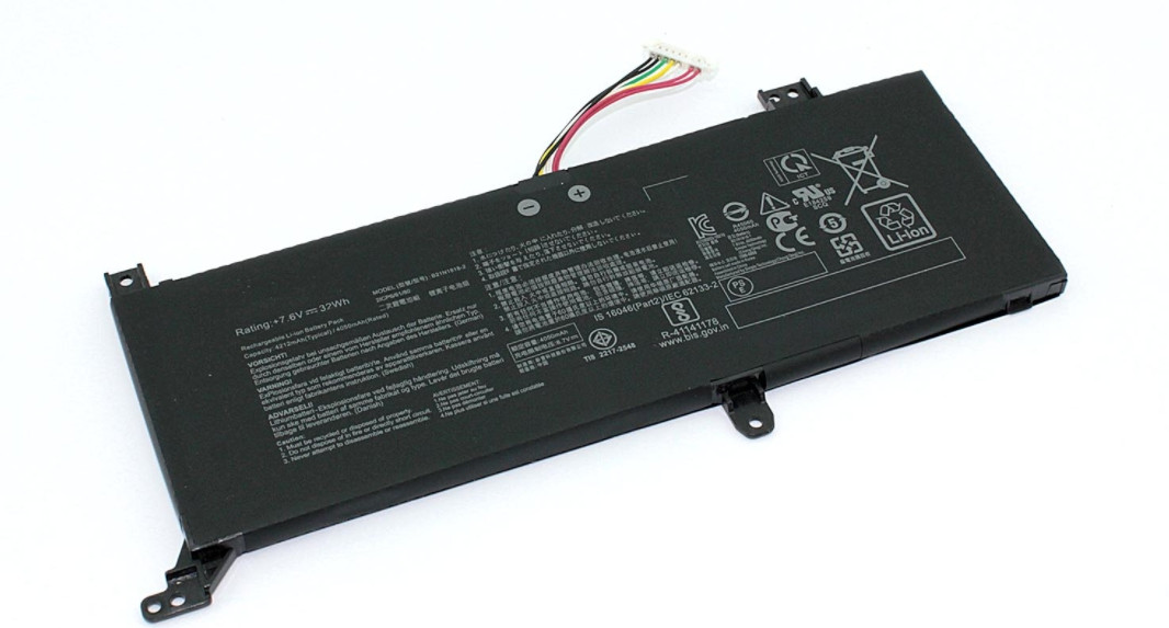 Оригинальный аккумулятор (батарея) для ноутбука Asus VivoBook X712FA (B21N1818) 7.6V 32Wh тип 2