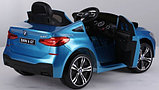 Детский электромобиль RiverToys BMW6 GT JJ2164 (синий) глянец (автокраска) Лицензия, фото 5