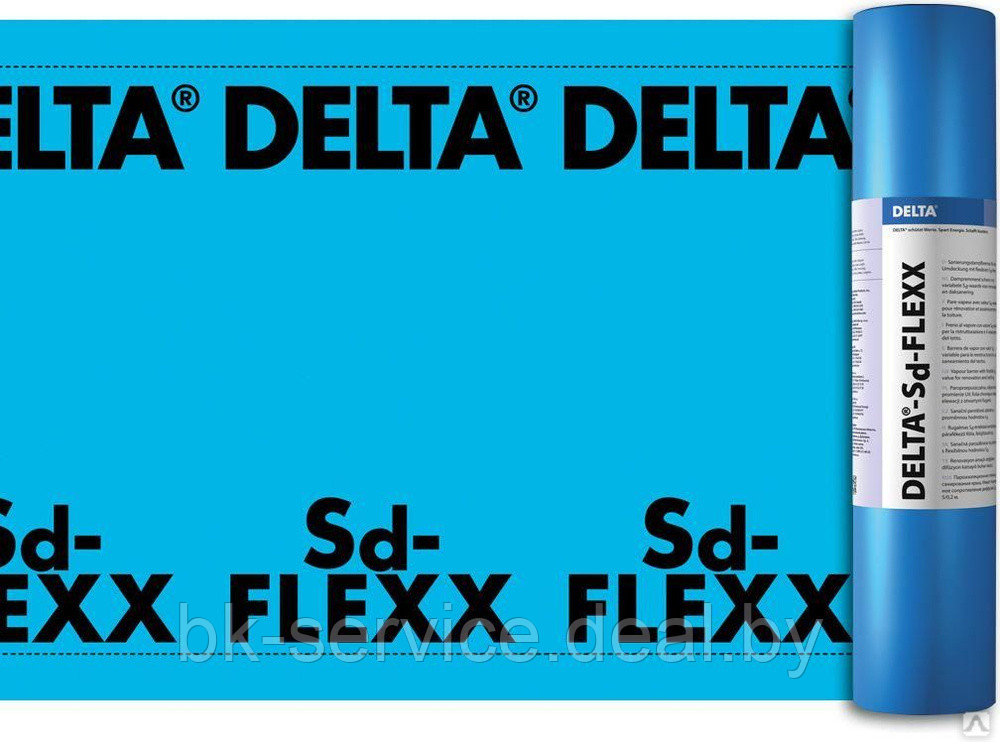Пароизоляционная плёнка Dorken Delta-Sd-Flexx 1,5x100 м. Германия - фото 2 - id-p167163690