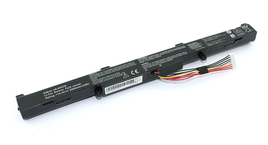 Аккумулятор (батарея) для ноутбука Asus N552V (A41N1501) 14.4V 2600mAh
