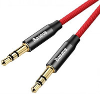 Аксессуар Baseus Yiven Audio Cable M30 Jack 3.5mm - Jack 3.5mm 1.5m Red-Black (CAM30-C91)