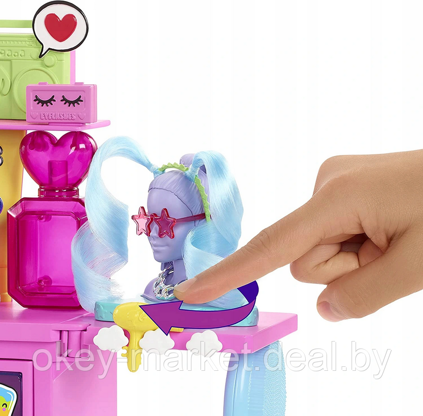 Игровой набор Barbie Экстра с туалетным столиком GYJ70 - фото 3 - id-p167171055