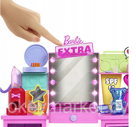 Игровой набор Barbie Экстра с туалетным столиком GYJ70, фото 2