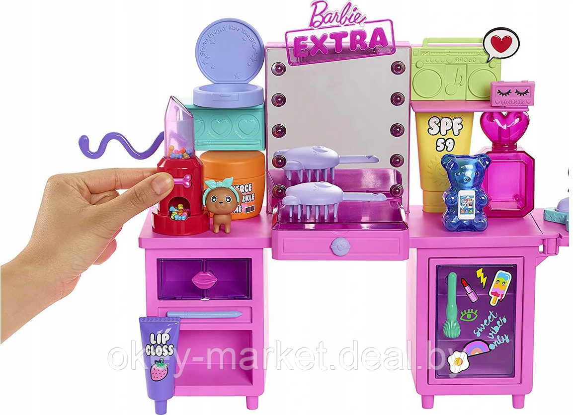 Игровой набор Barbie Экстра с туалетным столиком GYJ70 - фото 5 - id-p167171055