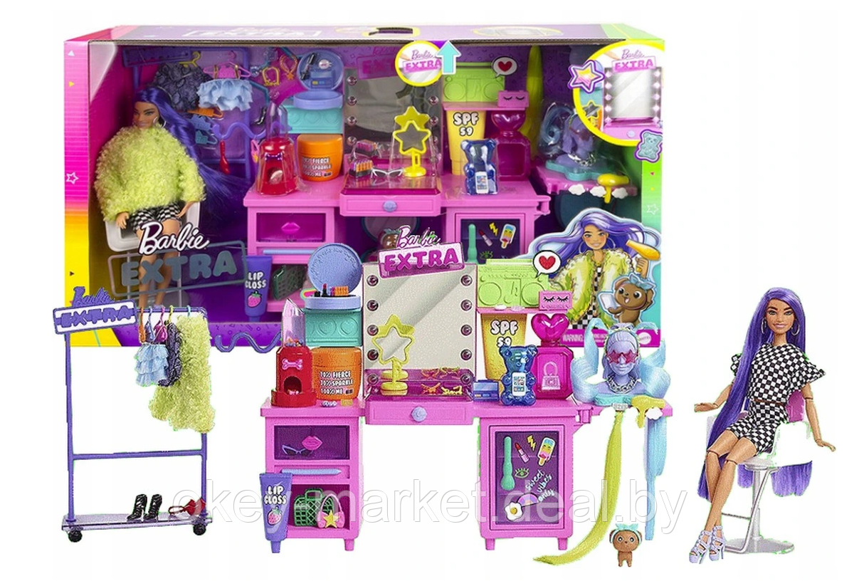 Игровой набор Barbie Экстра с туалетным столиком GYJ70 - фото 6 - id-p167171055