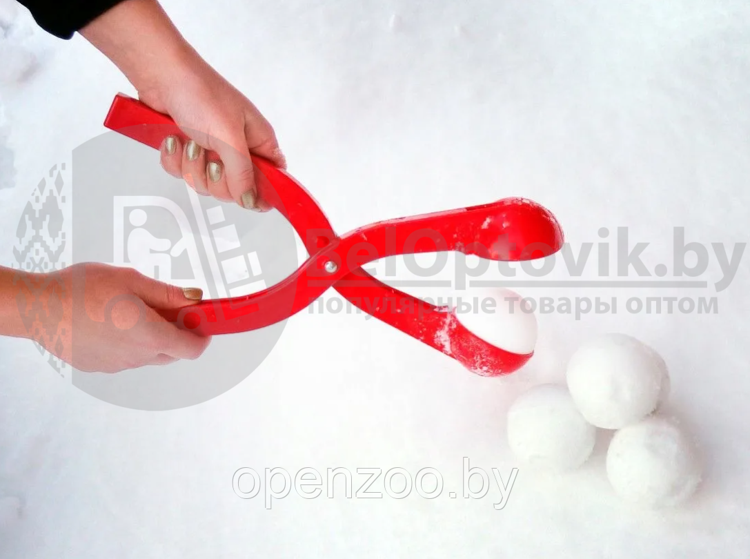 Игрушка для снега Снежколеп (снеголеп), диаметр шара 6 см, дл. 26 см Оранжевый - фото 4 - id-p167185326
