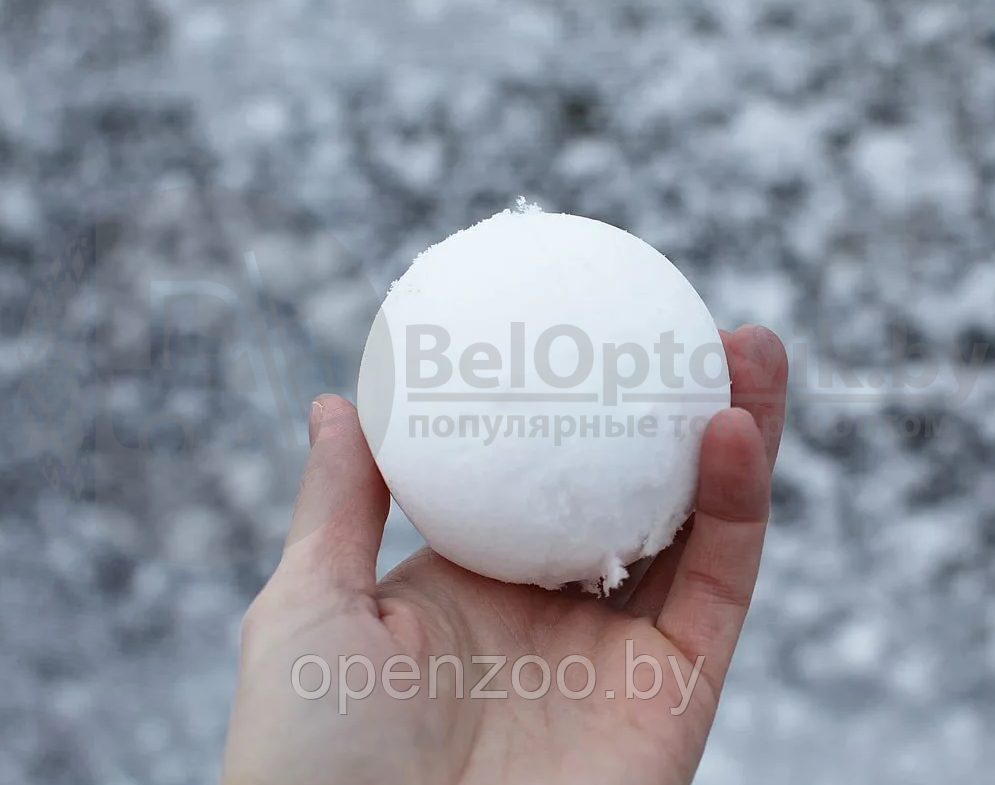 Игрушка для снега Снежколеп (снеголеп), диаметр шара 6 см, дл. 26 см Зеленый - фото 3 - id-p167185327