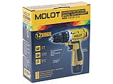 Аккум. дрель-шуруповерт MOLOT MBD 1213-1 Li (12.0 В, 1 акк., 1.3 А/ч Li-Ion, 1 скор., 20 Нм, шурупы до 6 мм), фото 5