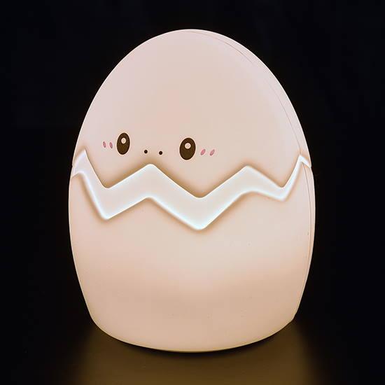 Силиконовый LED ночник Яйцо