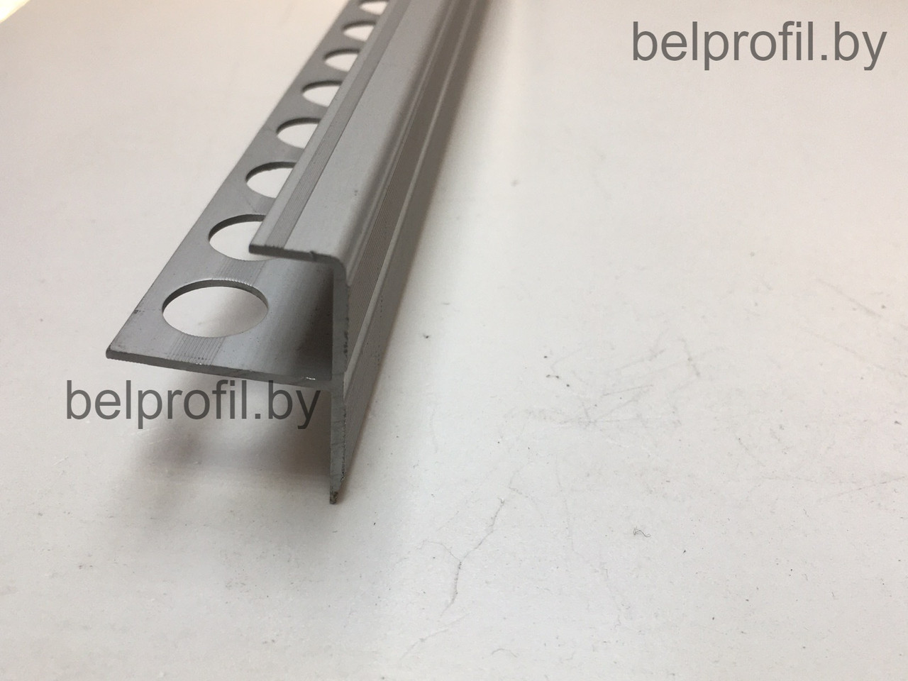 F-образный профиль для плитки и ступеней 35/10/14 мм, цвет серебро 270 см - фото 4 - id-p140987408