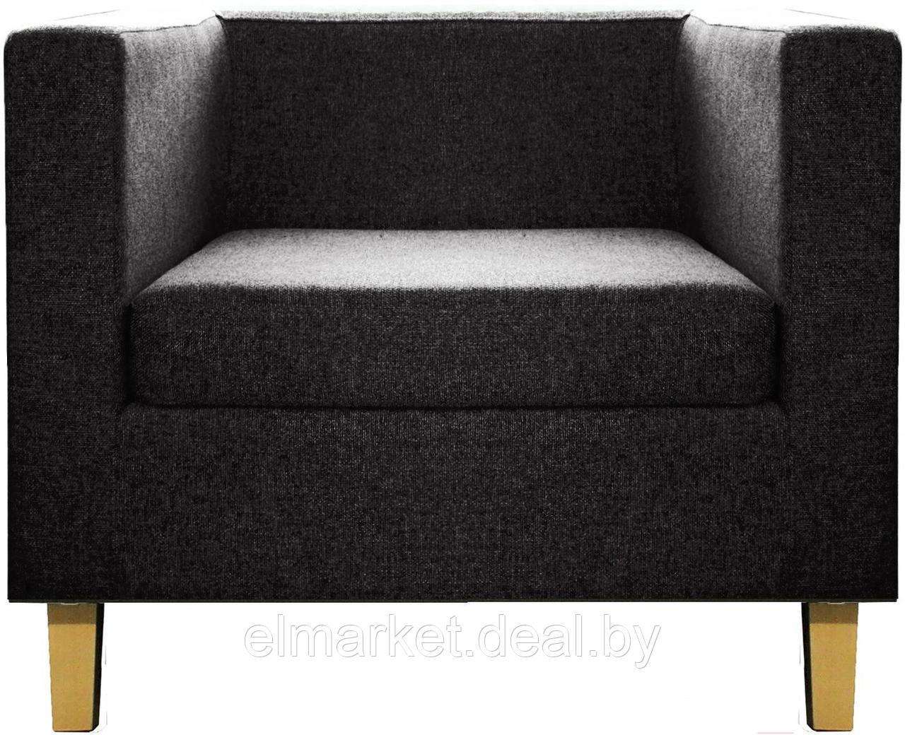 Кресло Бриоли БиллиД J22 графит светлые ножки