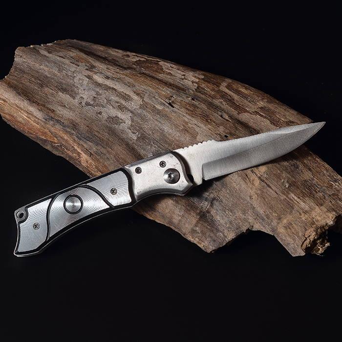 Нож металлический складной в чехле - фото 5 - id-p167202419