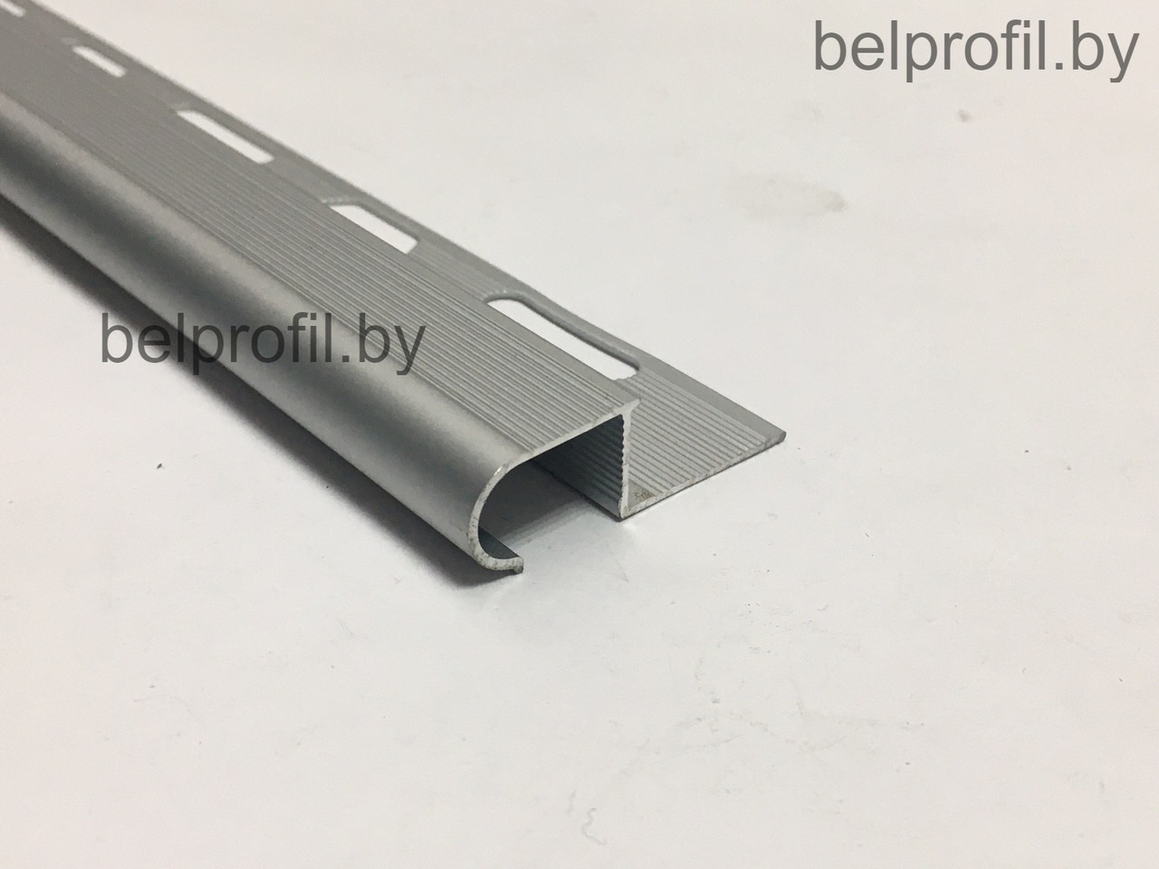 Профиль для облицовки ступеней PV-49/10 мм, серебро 270 см - фото 4 - id-p167205721