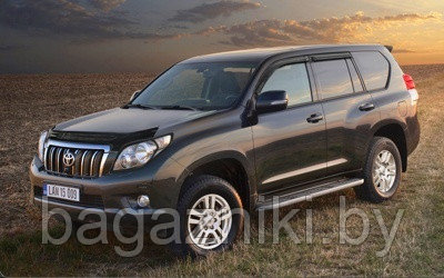 Дефлектор капота EGR Toyota LC 150 Prado 2009-2013 (с загибом под капот). РАСПРОДАЖА - фото 2 - id-p167217091