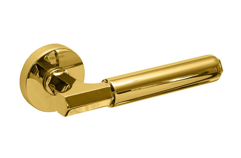 Ручки дверные CEBI IRIS цвет MP11 (глянцевое золото)