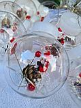 Светодиодная гирлянда Дед мороз в шаре, фото 3