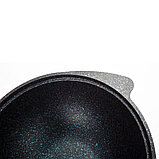 КАЗАН ДЛЯ ПЛОВА 4,5Л СО СТЕКЛЯННОЙ КРЫШКОЙ, АП ЛИНИЯ «GRANIT ULTRA» (BLUE), фото 4