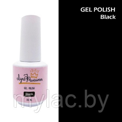 Гель-лак Луи Филипп LIMITED Black, 15 мл.