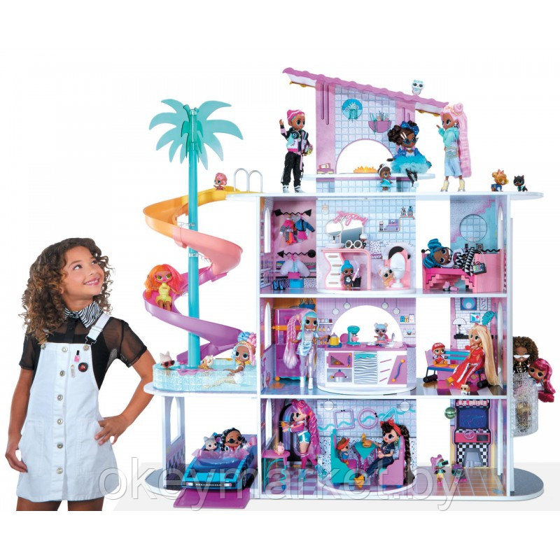 Кукольный домик с мебелью LOL Surprise! OMG House MGA Entertainment 576747