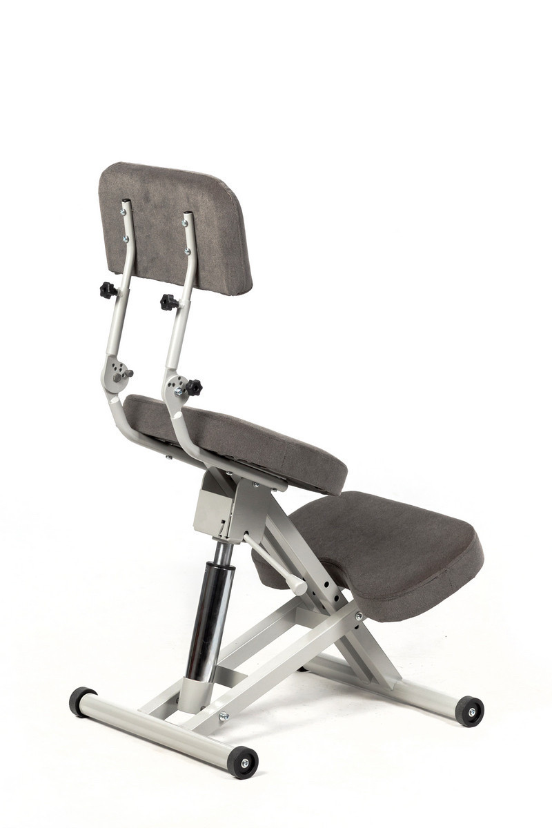 Коленный стул Prostool Comfort Lift Серый - фото 3 - id-p167255311
