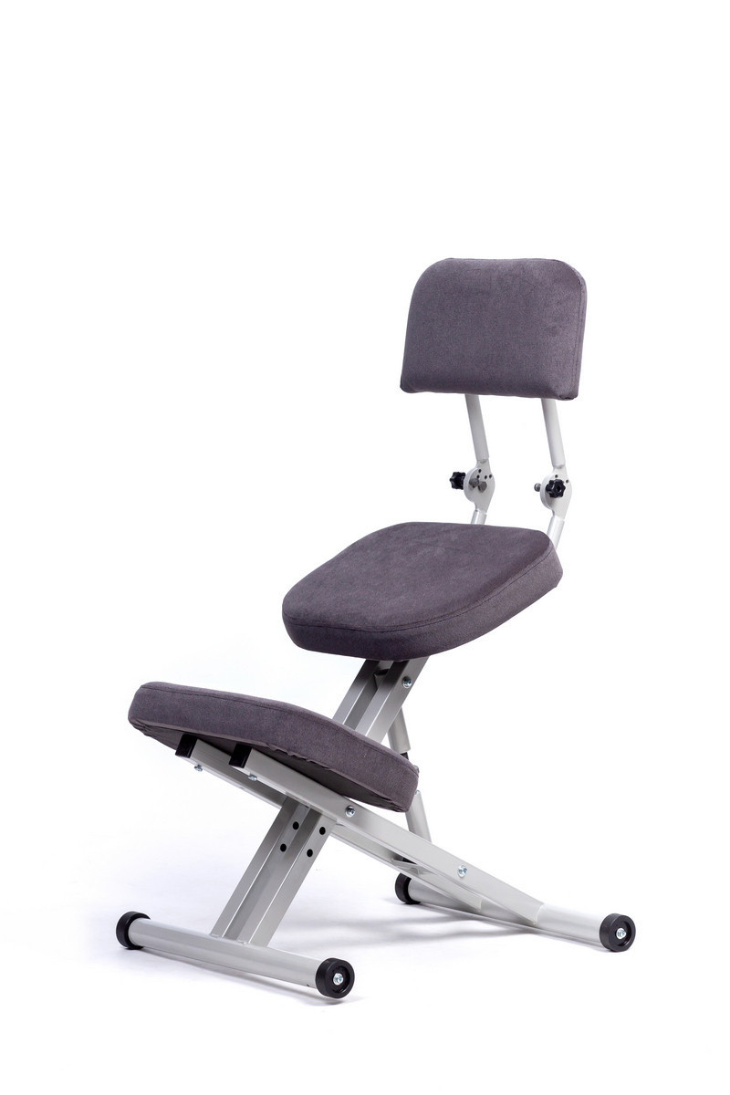 Коленный стул Prostool Comfort Серый - фото 4 - id-p167255308