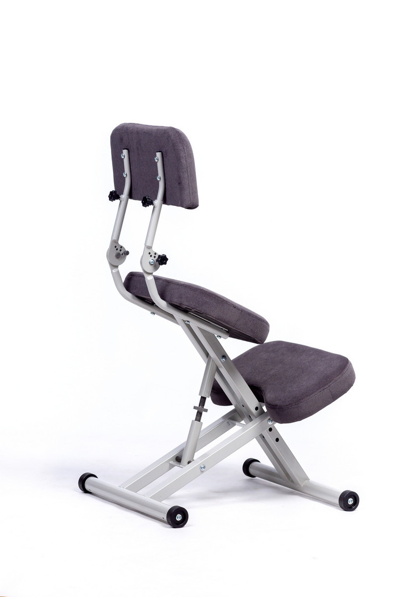 Коленный стул Prostool Comfort Серый - фото 5 - id-p167255308