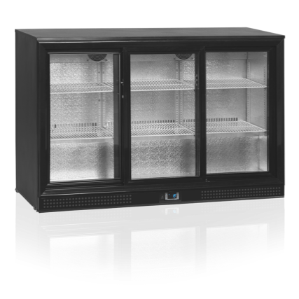 Шкаф холодильный со стеклом TEFCOLD DB300S-3 барный черный - фото 1 - id-p167255954