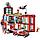 12014 Конструктор Qman City "Пожарное депо", с водой, аналог Лего LEGO, 639 детали, фото 3