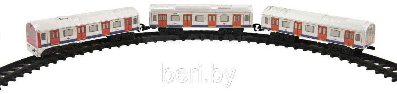 JHX5508 Метро поезд с эффектами длина пути 88 см, свет, звук - фото 4 - id-p167264450