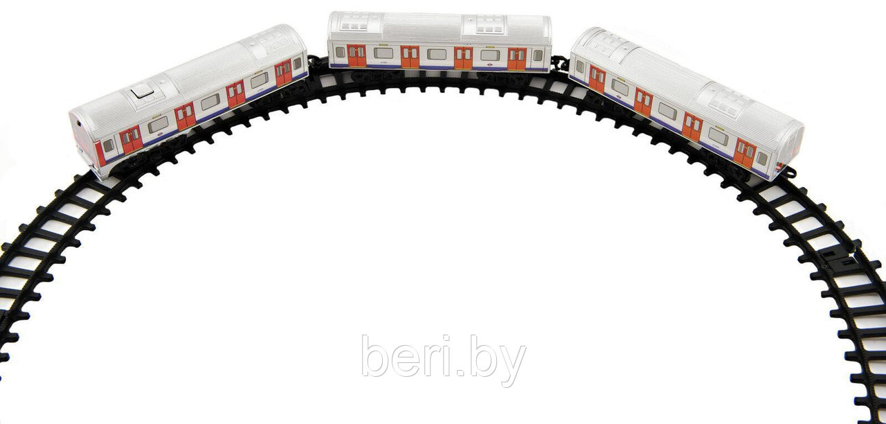 JHX5508 Метро поезд с эффектами длина пути 88 см, свет, звук - фото 5 - id-p167264450