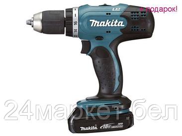 MAKITA Китай Аккум. дрель-шуруповерт MAKITA DDF 453 SYX5 в кор. (18.0 В, 1 акк., 1.5 А/ч Li-Ion, 2 скор., 42