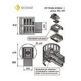 ПЕЧЬ ВЕЗУВИЙ ЛЕГЕНДА СТАНДАРТ 12 (ДT-3), фото 2