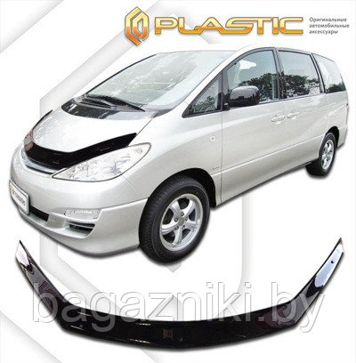 Дефлектор капота Са-пластик Toyota Previa / Estima 2000-2005. РАСПРОДАЖА - фото 1 - id-p167294772