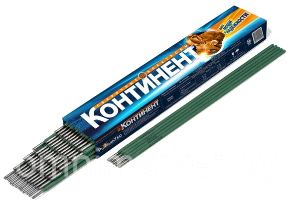 Электрод для углеродистой стали 3 мм Континент МР-3 Плазма 1 кг (4820130192156), Украина