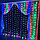 Светодиодная шторка-гирлянда 1,5*1,5 м цветная, фото 2