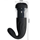 Перезаряжаемый мастурбатор вагина с ротацией и пульсацией Breton, фото 5