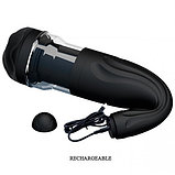 Перезаряжаемый мастурбатор вагина с ротацией и пульсацией Breton, фото 7