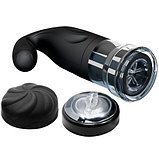 Перезаряжаемый мастурбатор вагина с ротацией и пульсацией Breton, фото 8