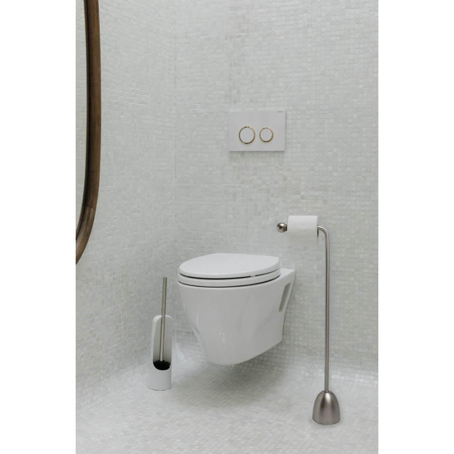 Держатель для туалетной бумаги HERON никель - фото 2 - id-p167304552