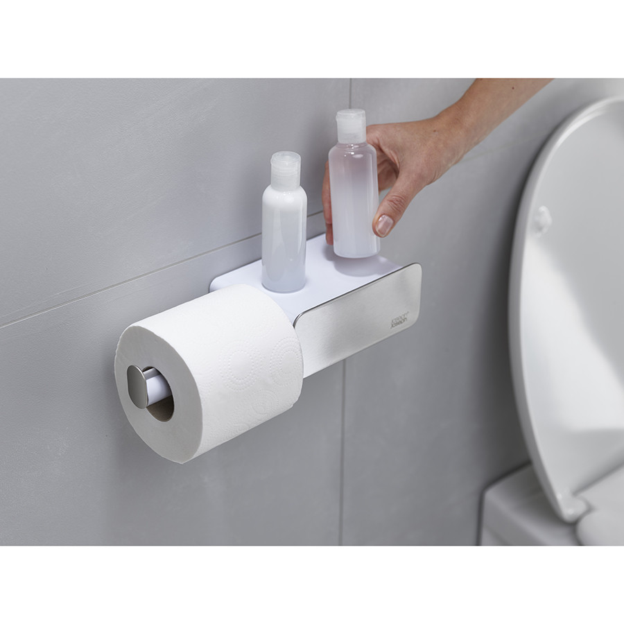 Держатель для туалетной бумаги с отсеком для хранения EasyStore Steel - фото 2 - id-p167304562