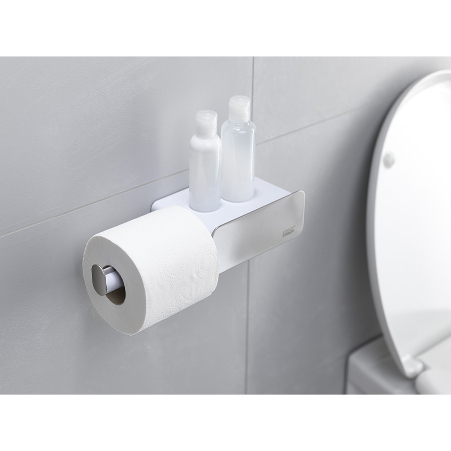 Держатель для туалетной бумаги с отсеком для хранения EasyStore Steel - фото 3 - id-p167304562