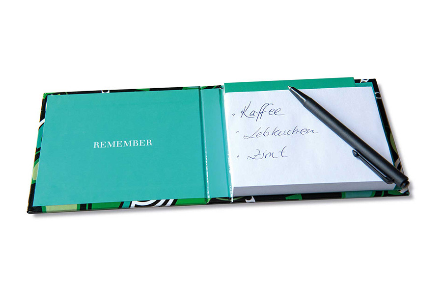 Блок для записей с ручкой Remember, Kimono - фото 3 - id-p167303645