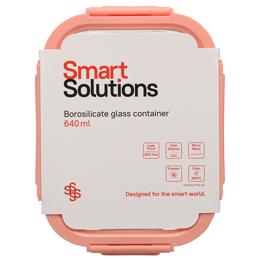 Контейнер для запекания и хранения Smart Solutions, 640 мл, розовый - фото 9 - id-p167305632